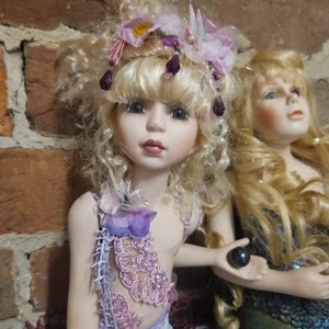 2 Mermaid Ceramic Dolls ( Duckhouse) - Picture 1 of 16