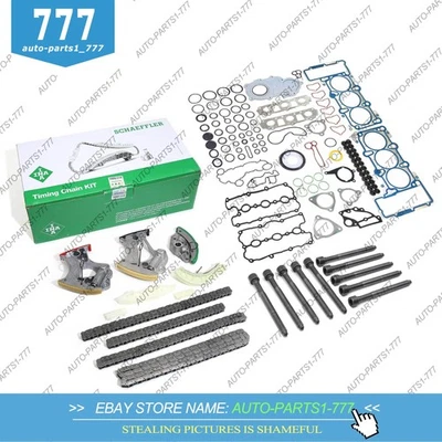 OEM Engine Seals Gasket set & Timing Chain For Audi A6 A7 Q7 3.0T EA837 CRE CTD Foto 1 de 4
