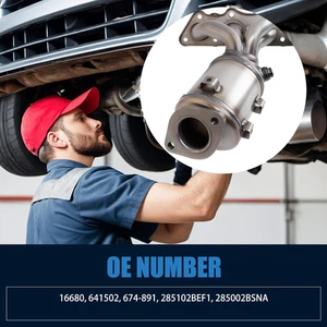 Convertidor catalítico compatible con Accent 2012-2017, Veloster 2012-2017, 201... - Imagen 1 de 7