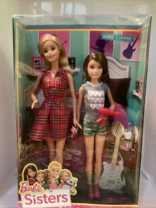 NRFB BARBIE DOLL MATTEL 2015 BARBIE & SISTER SKIPPER DGX42 NEVER ROMOVED NRFB - Bild 1 von 3