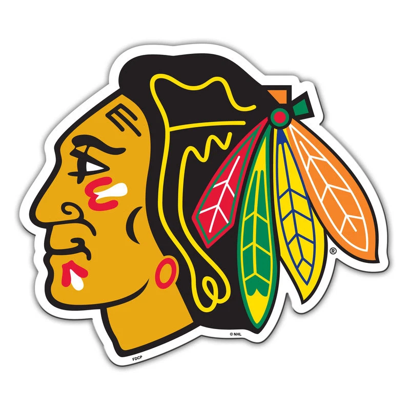 Chicago Blackhawks Magnet Car Style 8 Inch CO - Image 1 of 1