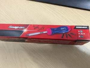 Herramientas Snap-on NUEVO GUY MARTIN EDITION Destornillador de trinquete de agarre duro SSDMR4BGUY - Imagen 1 de 6