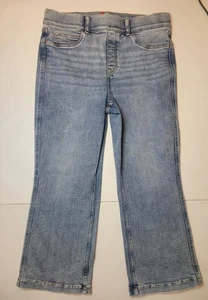 Spanx XL Kick Flare Stretch Pull-On High Waist Jeans| Comfortable Casual Travel - Picture 1 of 14