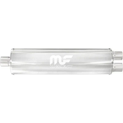 MagnaFlow 12761 7x7 Inch Round Center/Dual Stainless Muffler - Image 1 of 4
