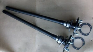 Mopar 8 3/4 B, E, C Body CORRECT LGTH Pair AXLES 30 SPL BrgKIT 4.5" 8.75 asembd - Picture 1 of 5