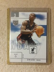 2003-04 Skybox Limited Edition Dwyane Wade Sky's The Limit 20/20 Miami Heat MINT
