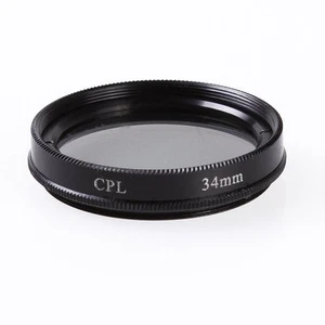 34mm Circular Polarizing C-PL CPL PL-CIR Filter 34 mm For Canon Nikon Camera - Picture 1 of 7