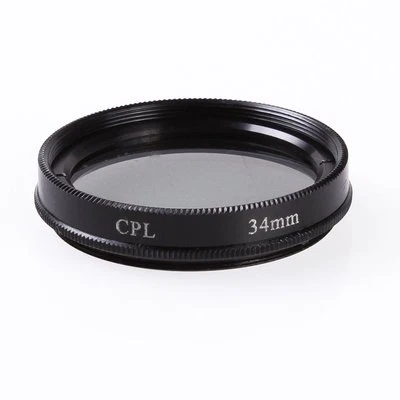 34mm Circular Polarizing C-PL CPL PL-CIR Filter 34 mm For Canon Nikon Camera  - Image 1 of 4
