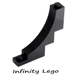 6 LEGO Black Arch 1 x 5 x 4 Inverted (30099) - 6 Pieces - Bild 1 von 1