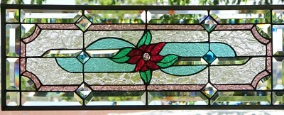 PANEL COLGANTE VENTANA POPA VITRAL 28 X 11 incl ganchos Foto 1 de 4