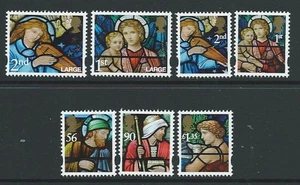 JUEGO DE NAVIDAD GOMADA DE GRAN BRITAÑA 2009 DE 7 FINOS USADOS DE MINIHOJA - Imagen 1 de 1