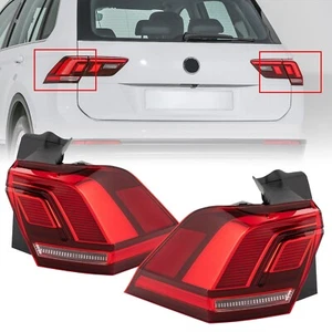 2PCS For VW Volkswagen Tiguan 2017-2021 Outside Rear Tail Light Lamp Left&Right - Picture 1 of 11