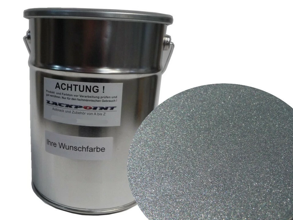 3 Liter Spritzfertigen Wasserbasislack geeignet für VW LA7W Reflexsilber Metall - Bild 1 von 1