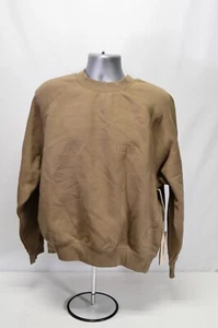 NWT Essentials Fear of God Mens Brown Crewneck Sweatshirt Small - Picture 1 of 7