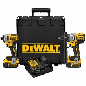 BRAND NEW DEWALT BRUSHLESS 2 PIECE CORDLESS COMBO KIT XR DCK299 DCD996 DCF787kit - Picture 1 of 4