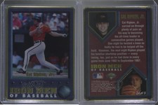 1996 Metallic Impressions Iron Men of Baseball Cal Ripken Jr Cal Ripken #4 HOF