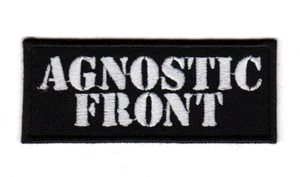 Agnostic Front Patch | American Hardcore Punk Crossover Thrash Music Band Logo - Picture 1 of 1