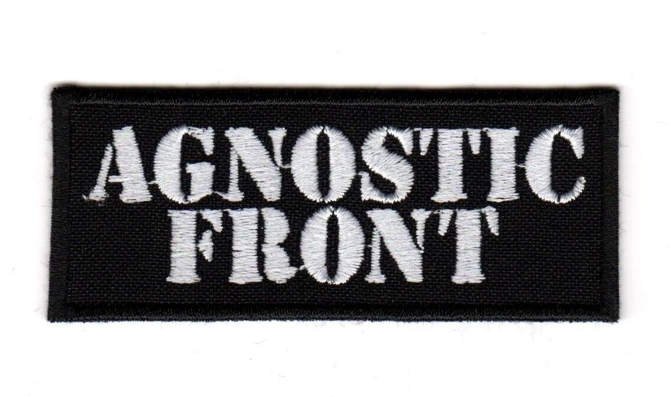 Agnostic Front Patch | American Hardcore Punk Crossover Thrash Music Band Logo - Image 1 of 1