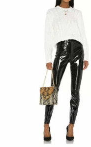 Rag & Bone Vinyl Super High Rise Ankle Skinny Hose Jeans Gr.24 $ 495 Neu mit Etikett - Bild 1 von 7