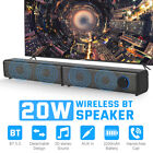 Surround Sound Bar  Speaker System Wireless Bt Subwoofer Tv Home Theater&remote