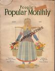 1928 People's Popular Monthly - July  - Dutch Girl and tulips; Dolling up bedroo