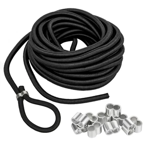 Gummiseil 10 Meter Expanderseil 10mm Planenschnur Anhänger inkl 10 Würgeklemmen - Bild 1 von 6