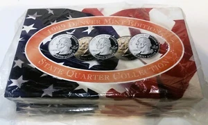 1999 State Quarter Collection Denver & Philadelphia Mint Gold & Platinum Edition - Picture 1 of 2