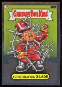 2022 Topps Chrome Garbage Pail Kids SUPER SLAYED SLADE #207b GPK Series 5 - Picture 1 of 2