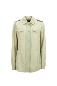Loro Piana trench giacca woman 40IT cotone pelle elegante chic Coat - Picture 1 of 13