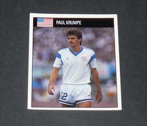 475 PAUL KRUMPE USA SOCCER FOOTBALL ITALY 90 1990 WORLD CUP WM90 ORBIS