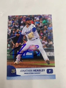 Jonathan Heasley Signed 2022 Omaha Storm Chasers IP Auto - Picture 1 of 1