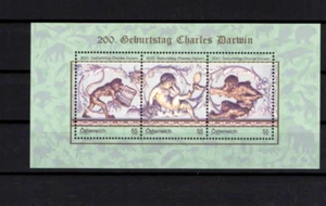 2009 Österreich 2872-2874 200. Geburtstag Block 63 Charles Darwin 1809-1882 - Picture 1 of 1