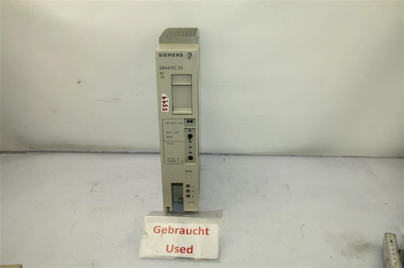 Siemens Simatic S5 6ES5951-7ND21 Modular Power Supply 6SE59517ND - Image 1 of 1