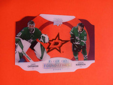 2021-22 Upper Deck Clear Cut Foundations - Jake Oettinger & Jason Robertson