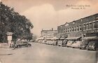 Plymouth New Hampshire Postcard Main Street Classic Cars Signs Pm 1952     Q3