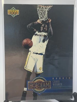 1993-94 Upper Deck Box Set Holojam Chris Webber #H28 Rookie RC HOF - Image 1 of 4