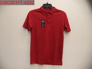 Nautica Boys Red Uniform Short Sleeve Performance Polo, L (14/16) 666980513987 - Picture 1 of 10