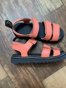 Dr. Martens Doc Girls Klaire J Slingback Sandals US Size 3 Coral Color - Picture 1 of 7