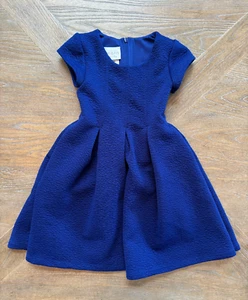 Iris & Ivy Toddler Girls Royal Blue Cap Sleeve Dress Fancy Wedding Size 5 - Picture 1 of 5