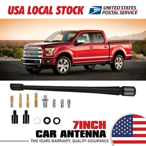 7 inch Short Black Antenna Mast Radio AM/FM for NISSAN PATHFINDER 2013-2020 New - Picture 1 of 18