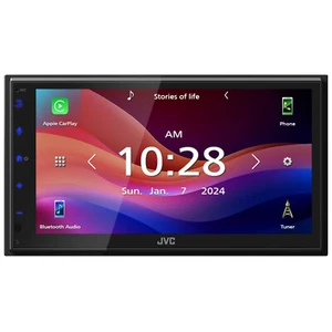 Receptor estéreo multimedia digital táctil JVC KWM590BT doble DIN 6,8" Bluetooth USB - Imagen 1 de 7