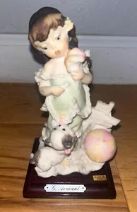Giuseppe Armani figurine titled "Little Treasures Girl with Ice Cream”. - Picture 1 of 6