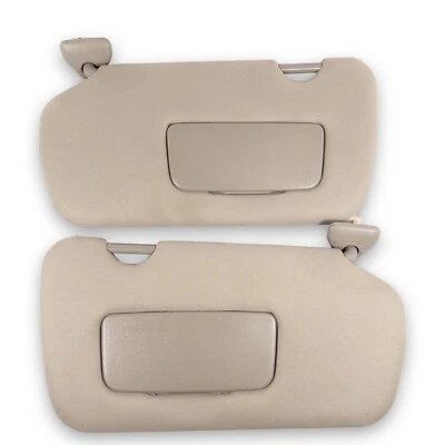 Juego de pares de parasoles laterales para conductor y pasajero Nissan Altima 2005-2006 marrón iluminado Foto 1 de 4