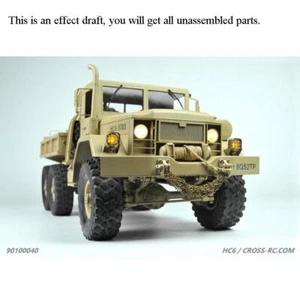 US Stock 1/12 CROSS 6WD RC Off Road Military Truck Cars HC6 KIT w/ Motor Light - Picture 1 of 12