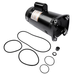 Square Flange Pool Pump Motor for 1-1/2 HP 3450 RPM B2842 B842 EB842 B849 SQ1152 - Picture 1 of 14