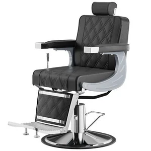 Heavy Duty Vintage Barber Chair All Purpose Reclining Hydraulic Pump Salon Chair - Picture 1 of 10