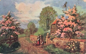 Zufällige Landschaft verschickt 1910 Guysville Ohio Postkarte - Bild 1 von 2