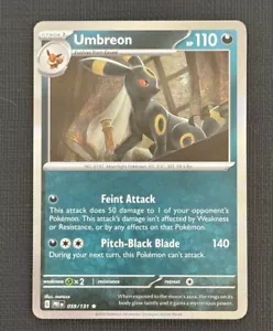 Carta Pokemon Umbreon 059/131 Holo Rara Evoluzioni Prismatiche TCG NM - Foto 1 di 2