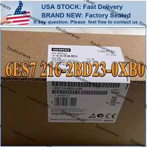 6ES7216-2BD23-0XB0 SIEMENS Brand New Compact unit SIMATIC S7-200 Free Ship - Picture 1 of 5