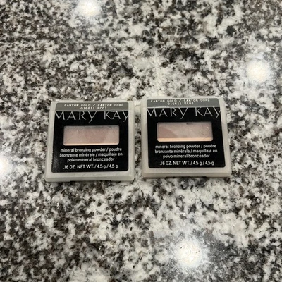 Lot Of 2 NEW Mary Kay Mineral Bronzing Powder, Canyon Gold, 016611, .16 Oz - Image 1 of 3